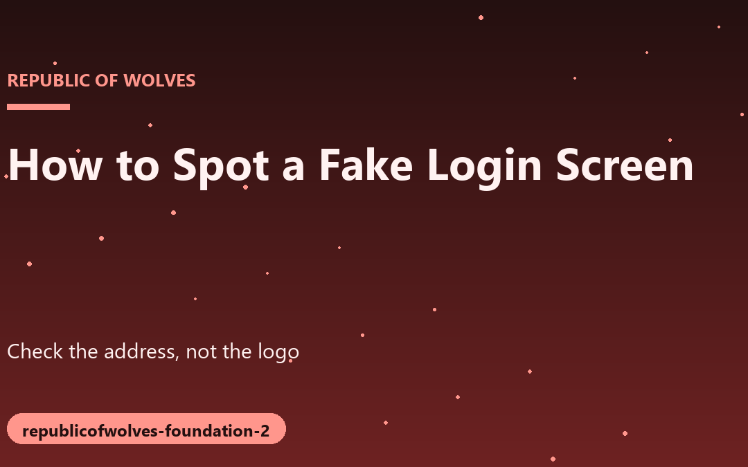 How to Spot Fake Login Screens Designed to Steal Passwords
