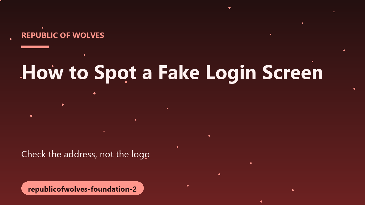 A person closely examining a suspicious website login page on a laptop